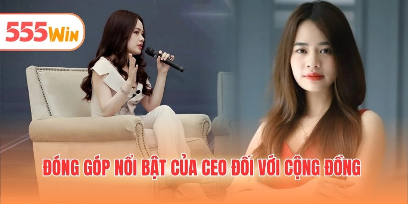 Đóng góp nổi bật của CEO đối với cộng đồng